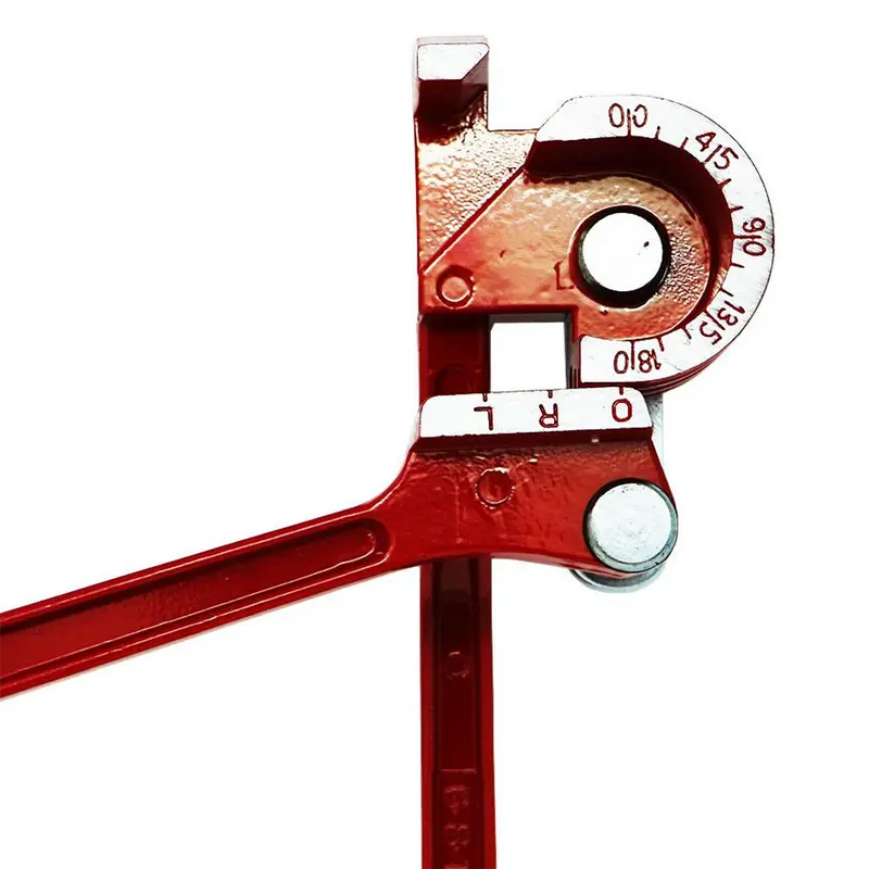 Dapetz Tube Bender 3 in 1 Tubing Bending Tools 6-10mm Manual Pipe Bender For Copper, Aluminum, Brass and Thin Steel Pipes- Red 3