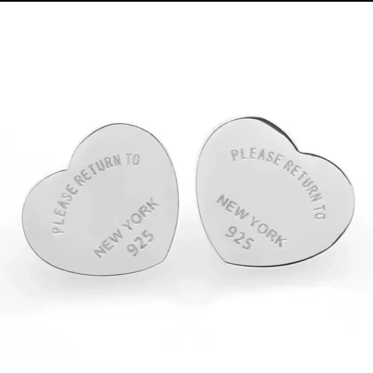 TC Heart Earrings - Fashionable and Feminine
