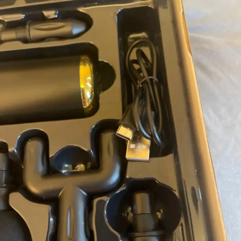 Portable Massage Gun with 6 Intensity/Speeds for On-the-Go Comfort massager fascia wireless machine Lightweight Handy 1