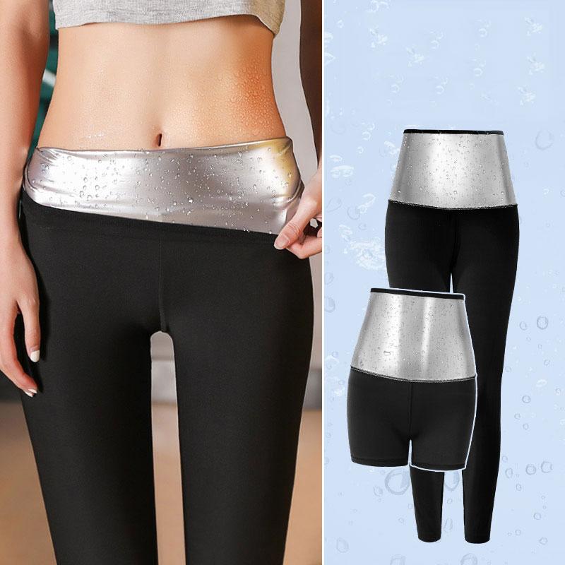 Product Introduction of Women Sauna Sweating Pants Hot Gym Exercise Leggings High Waist Thermo Weight Loss Workout Running Slimming Compression Pants 70