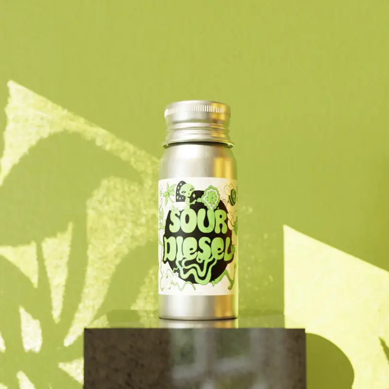 Sour Diesel Flavouring Drops | Made with Naturally Derived Plant Aromas, Versatile Use, Premium Quality, Great for Baking, 10ml Bottle