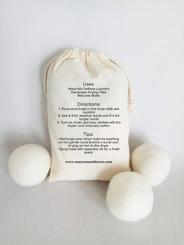 Natural Wool Dryer Balls  - Laundry, Accessories 1