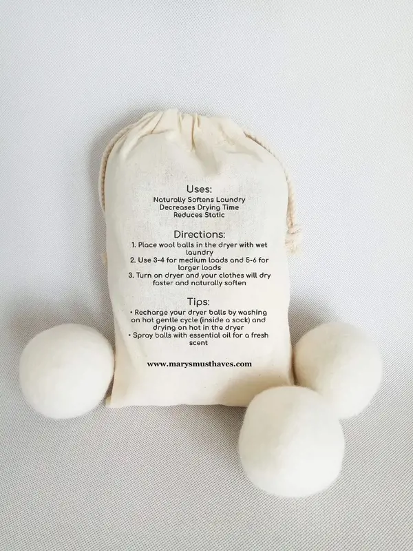 Natural Wool Dryer Balls  - Laundry, Accessories 1