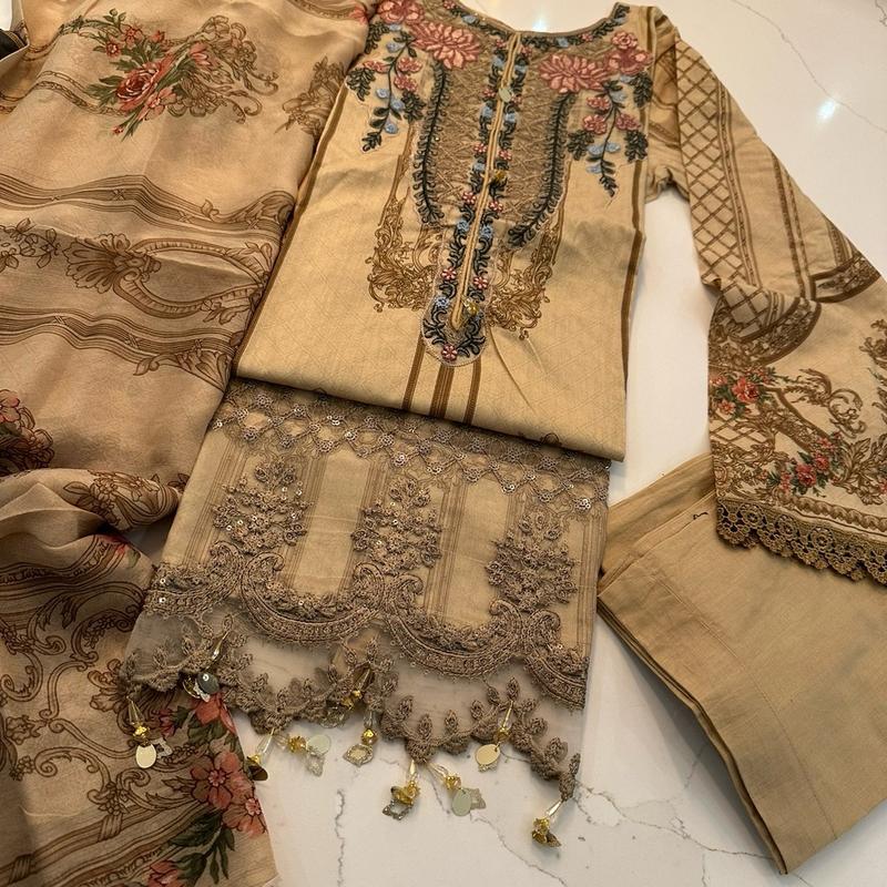 MB inspired lawn Hit design Pakistani 3pc suit 1