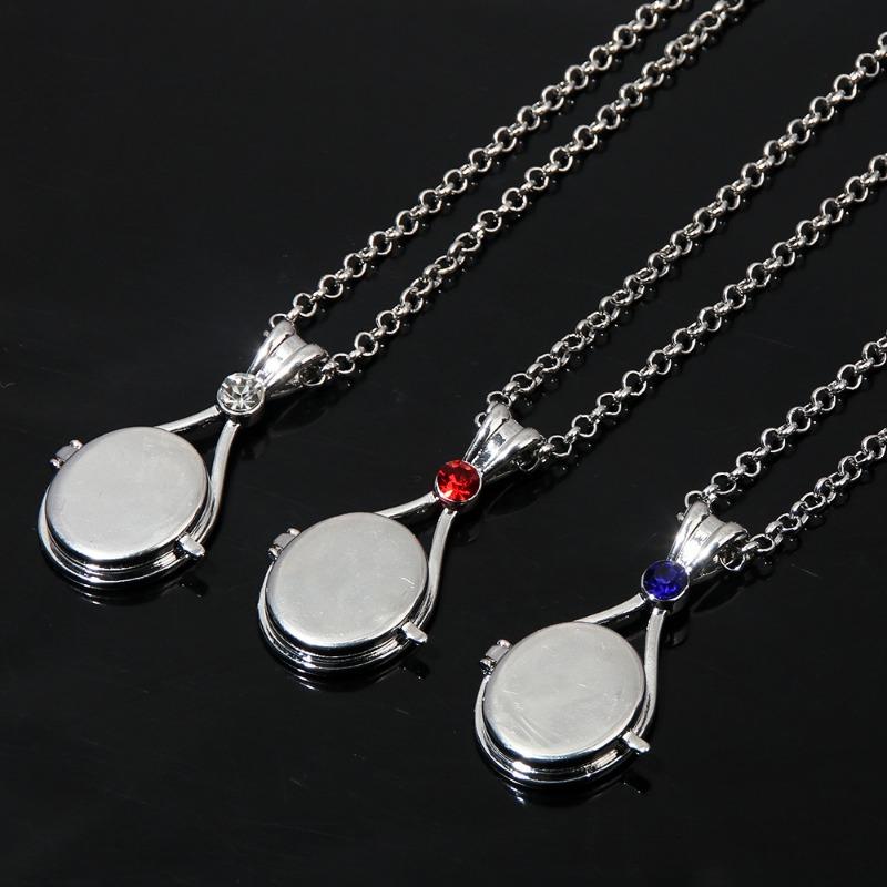 Product Introduction of Anime Peripheral H2O Red Sand Imprint Shell Necklace Girl Mermaid Shell Openable Necklace Ladies Pendant 13