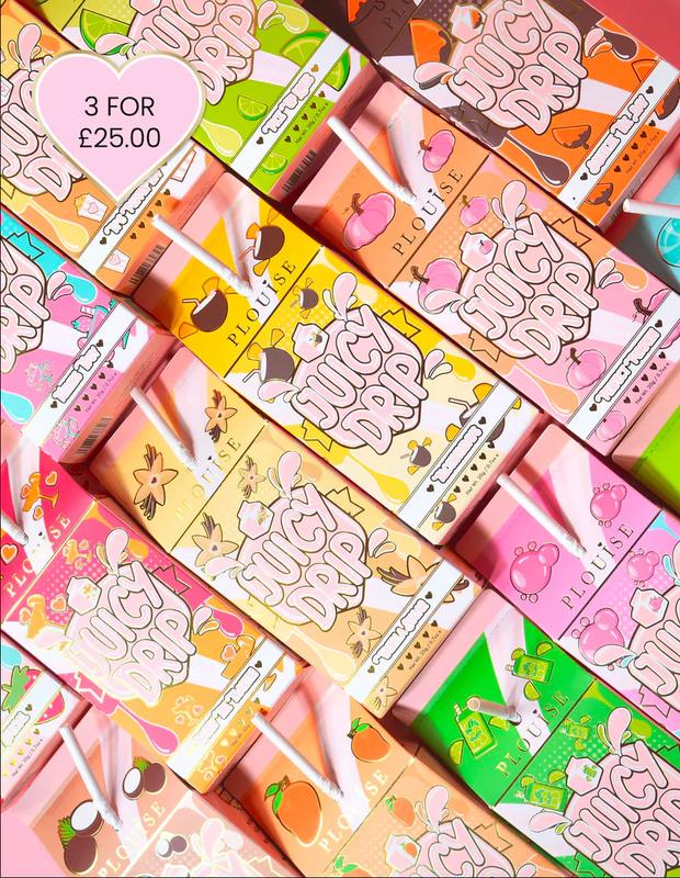 P Louise Bad Bitch Energy Lip Duo - Strawberries & Cream - Gloss - Lipgloss Lip Care Lipstick Lipgloss Hydrate Makeup Lip Oil Oil Moisture Luxury Glossy Cosmetic Daily Scent 3