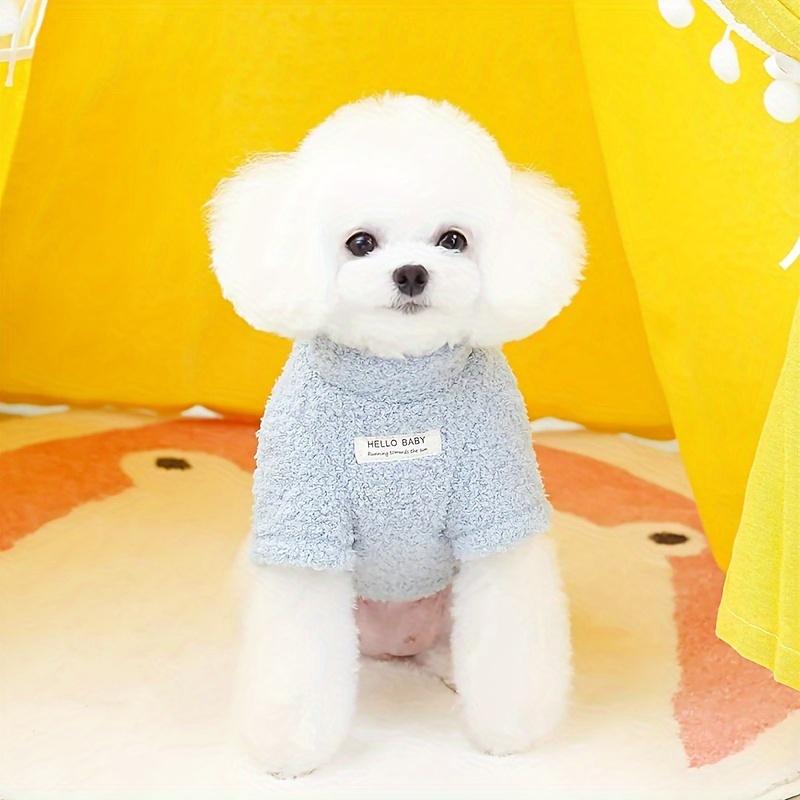 Product Introduction of Cozy Fleece Dog Sweater for Small Breeds - Soft Plush Pet Coat, Non-Waterproof, Machine Washable - Perfect for Winter & Fall 9