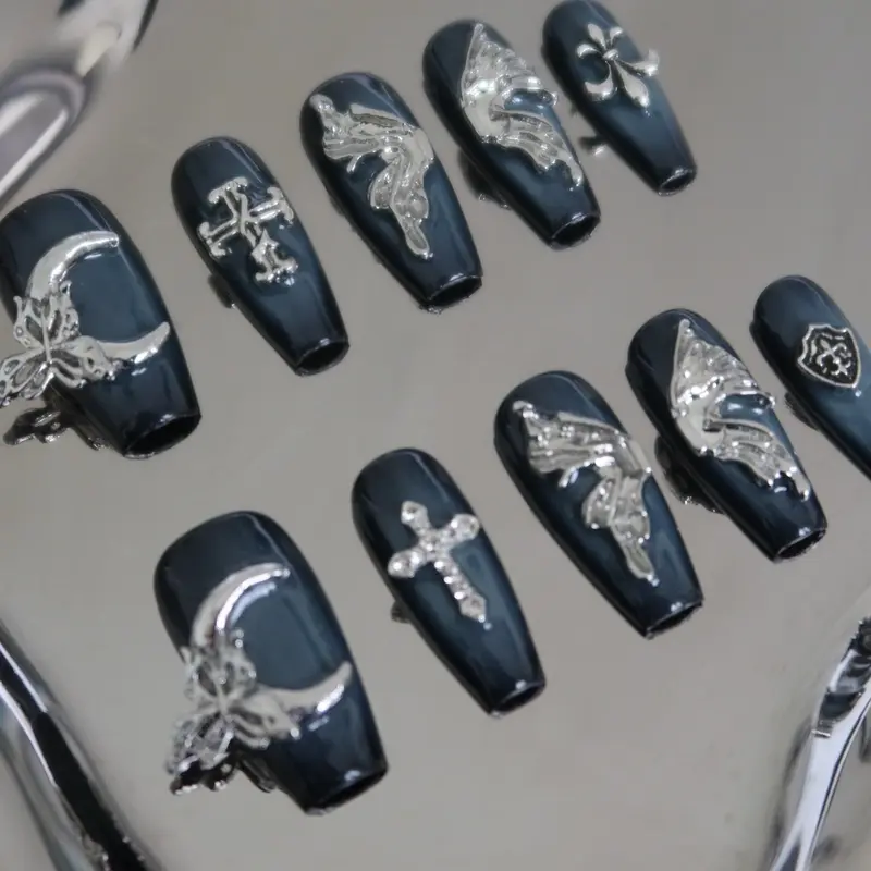 Monalychee Angel Whisper Press On Nails - Nail Art for Nail Care - Nail Polish 4