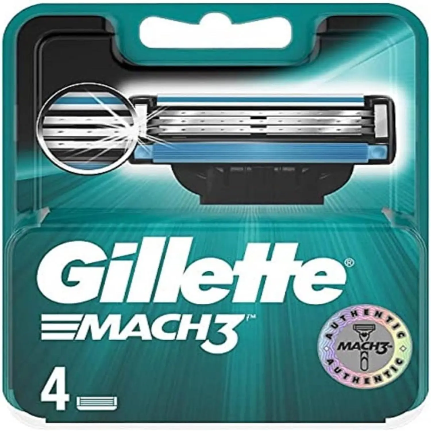 Gillette Mach3 Men's Razor Blades - 4 Pack | Durable Blades for a Close Shave
