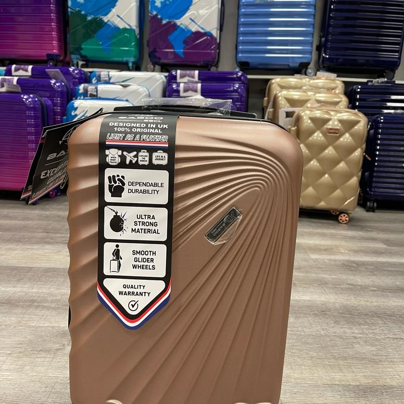 *LIMITED* ATL TURKEY hard shell ABS Luggage suitcases - ROSE GOLD (30/28/22/20 inch + 2 Vanity Cases) 4