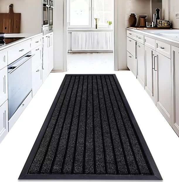 Non Slip Rubber Backed Door Mat Indoor Outdoor Hallway Runner Rug Washable Rugs 6