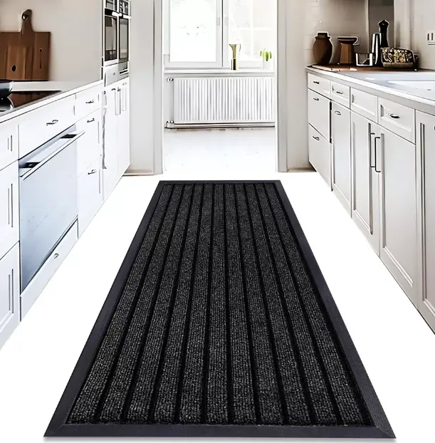 Non Slip  battle  Rubber Backed Door Mat Indoor Outdoor Hallway Runner Rug Washable Rugs 6