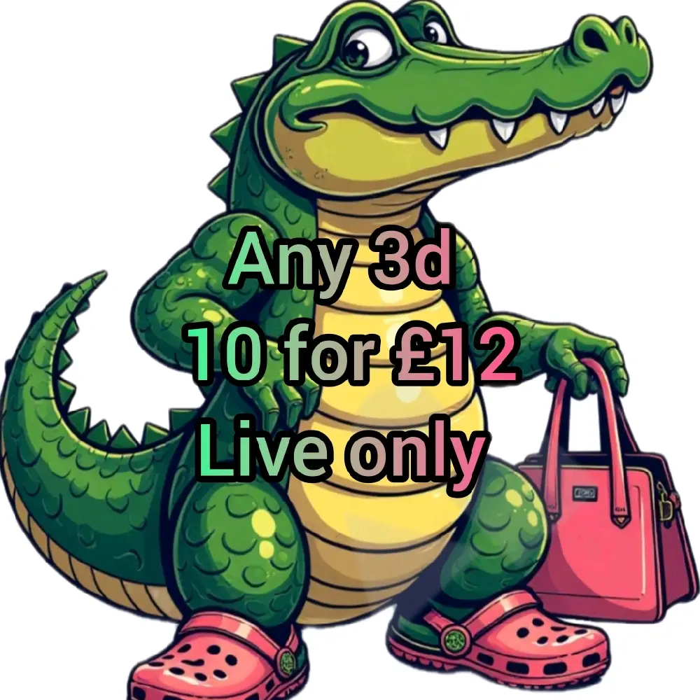 3D Croc Charms Bundle - 10 Pack for £12 - Shoe Accessories - Footwear