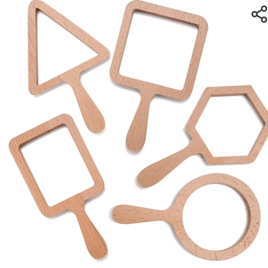Educational set of wooden viewers