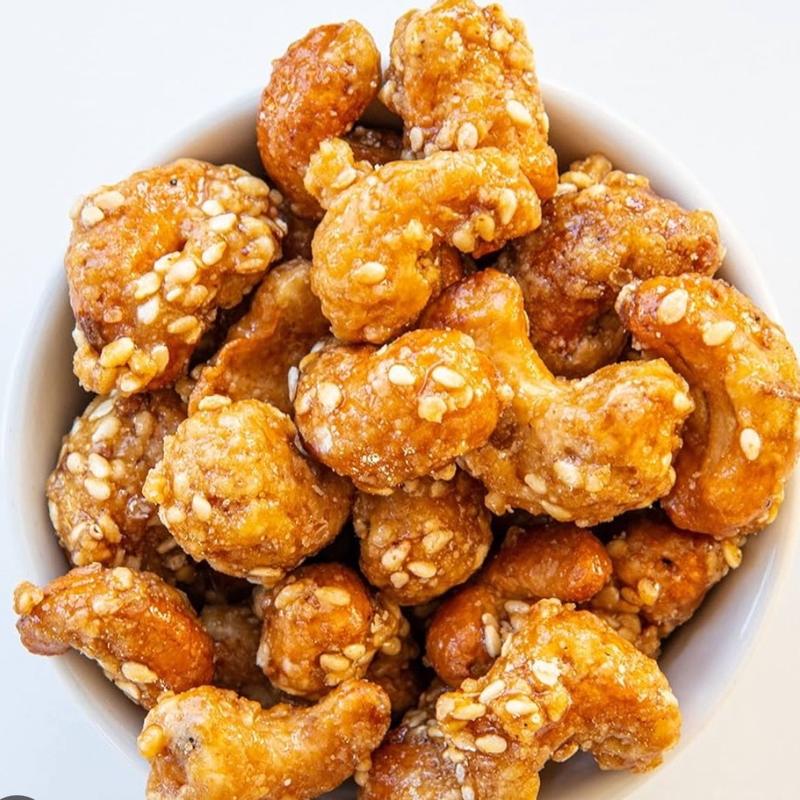Honey Roasted Sesame Cashew nuts-Freshly Roasted  cashewnuts Snack 1