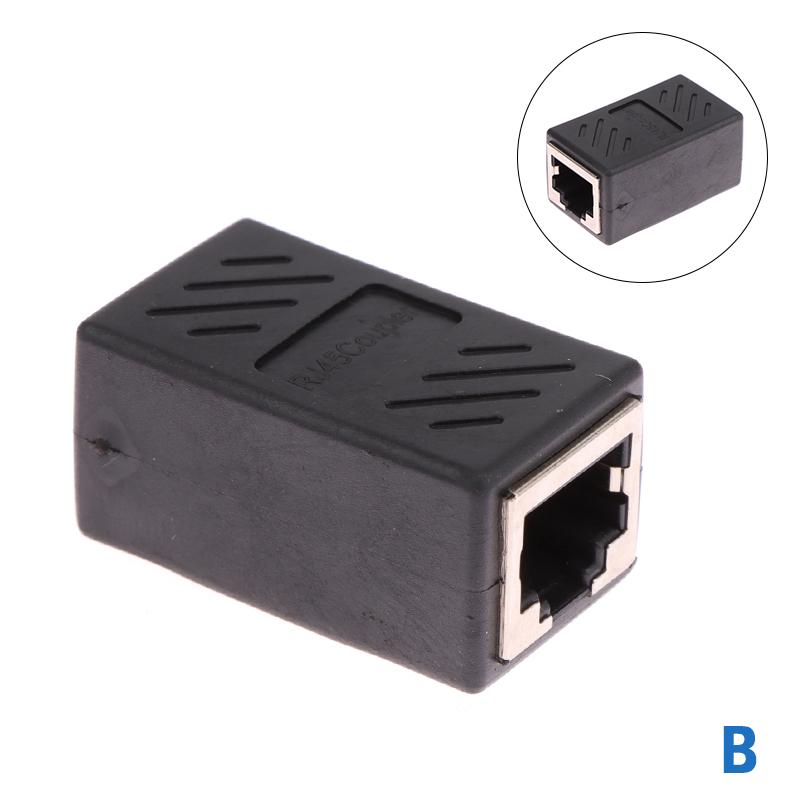Product Introduction of RJ45 1 To 1/2 LAN Ethernet Network Cable Female Splitter Adapter Connector Splitter Extender Plug Network Tee Head Connection 41
