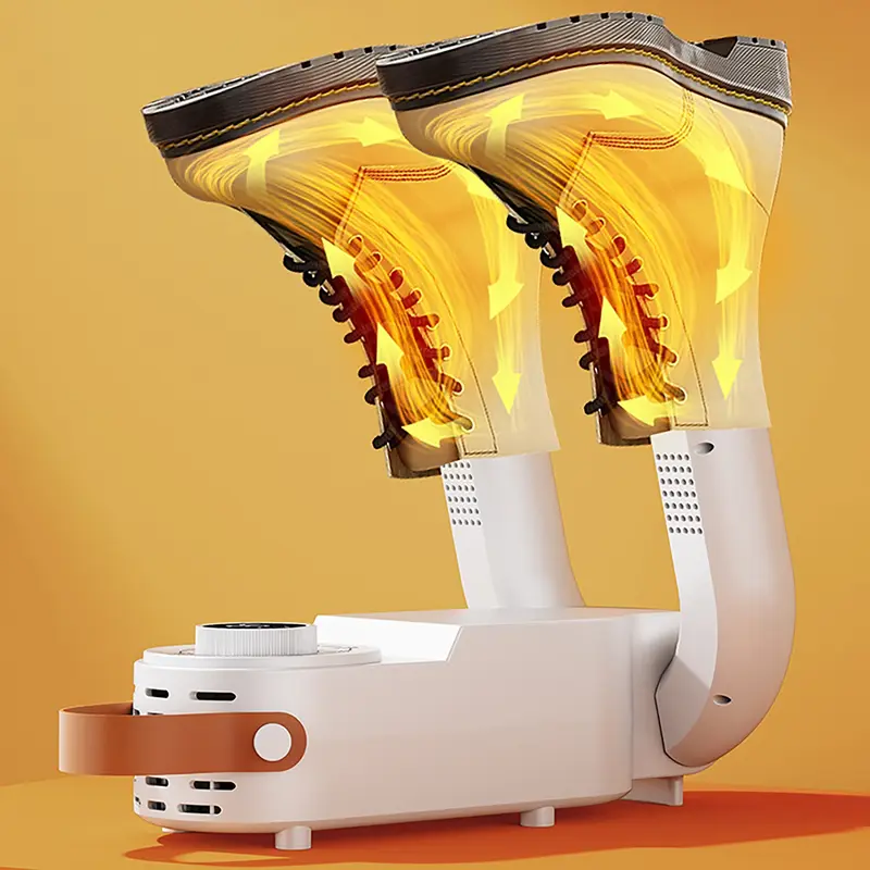 1pc American Standard Shoe Dryer, Foldable Hot Air Circulation, 110V Plug-in for Wet, Stinky, and Cold Weather Shoes 0