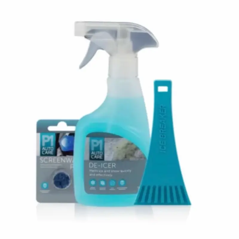 P1 Autocare Winter Kit - De-Icer with Screenwash Pod & Ice Scraper trigger sprayer 5