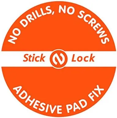 Croydex Rust Free Stick 'N' Lock Plus Swivel Anti-Fog Mirror Silver Metal 2
