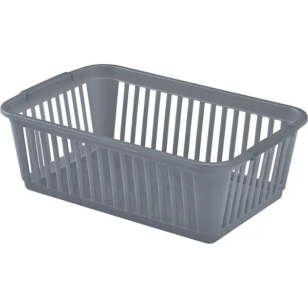 Whitefurze Handy Basket, Silver, 25 cm