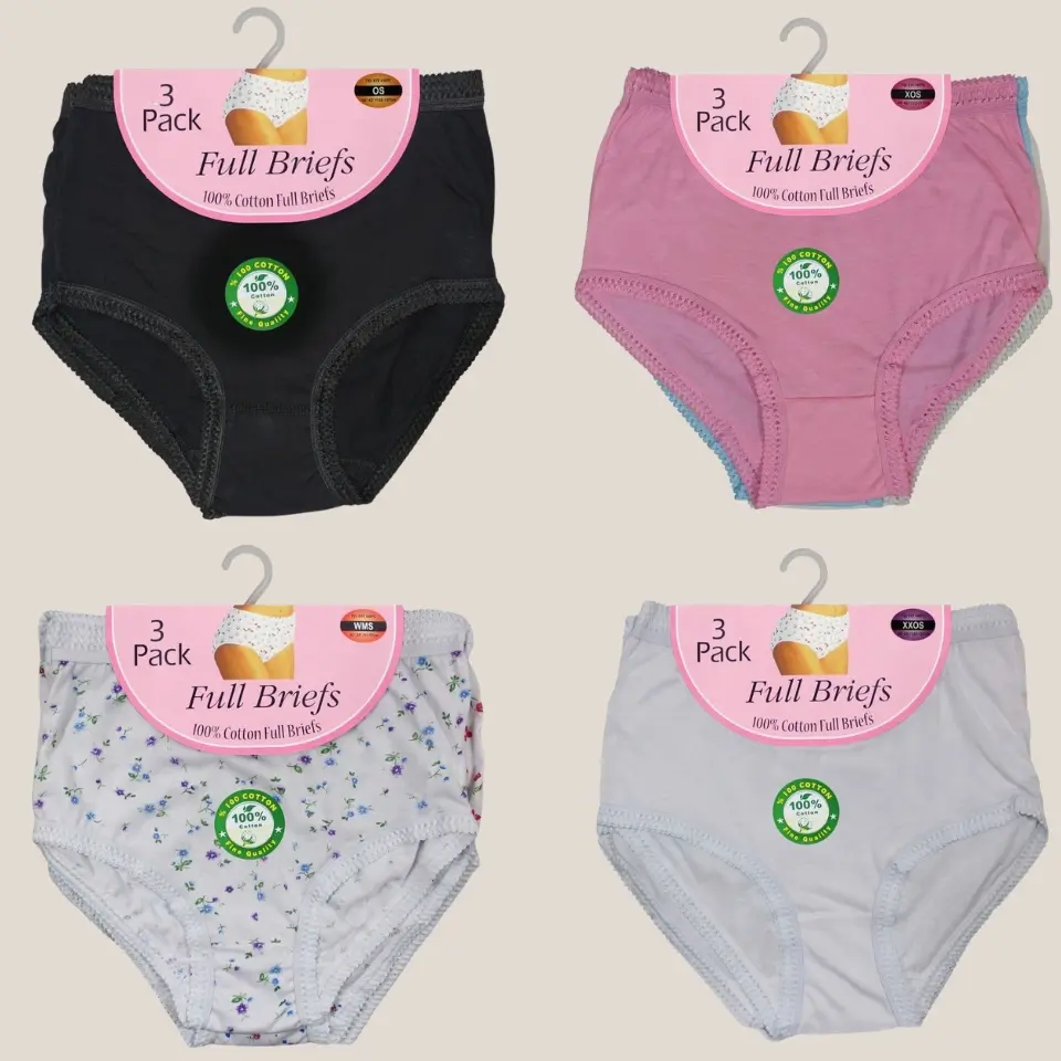 Women’s Classic Briefs – Soft, Comfy & Everyday EssentialLadies Cotton Briefs – Breathable Fit Womens Brief Underwear – Everyday Comfort, Soft Stretch Fabric Comfy Cotton Briefs for Women – Classic Fit, All-Day Wear Lightweight, Soft & Perfect Fit