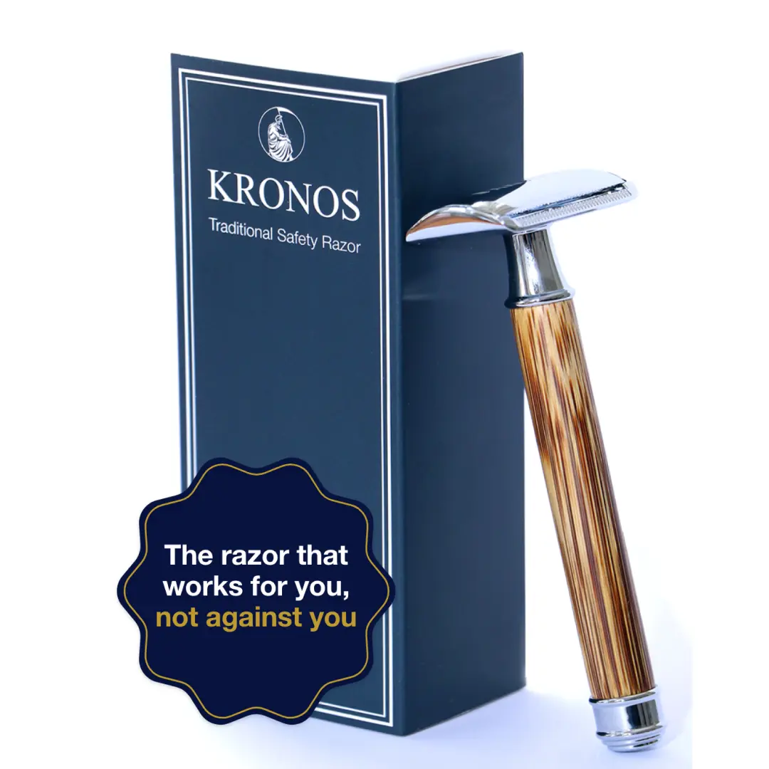 Bamboo Safety Shaver | Smooth Shave | Eco Friendly & Durable | Double Edge Hair Trimmer | Prevents Bumps or Ingrown Hairs | High Quality & Heavy Handle | Smooth & Comfort Shave | Reusable Environmentally Friendly Shaver
