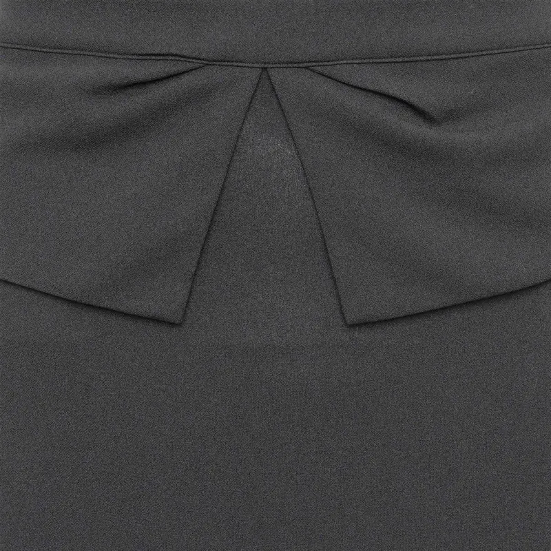 Ro Rox Joan 1950's Retro Vintage Style Pencil Skirt, Black 5