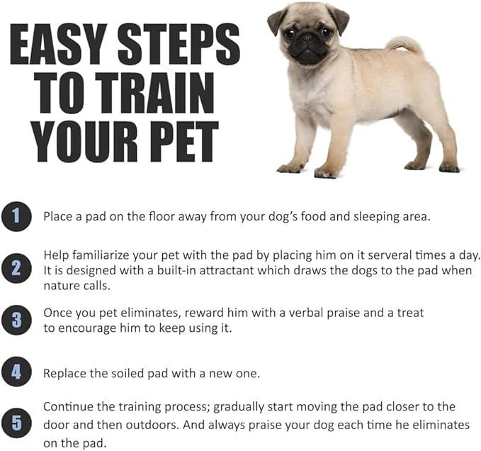 Bargain Factory - Pet Potty Training Pads for Dogs Puppy Pads - 5 Layers Super-Absorbent Waterproof - 56 x 56 cm - Disposable Puppy Pee Pads (Pack of100) pet  pad pet  pad 2