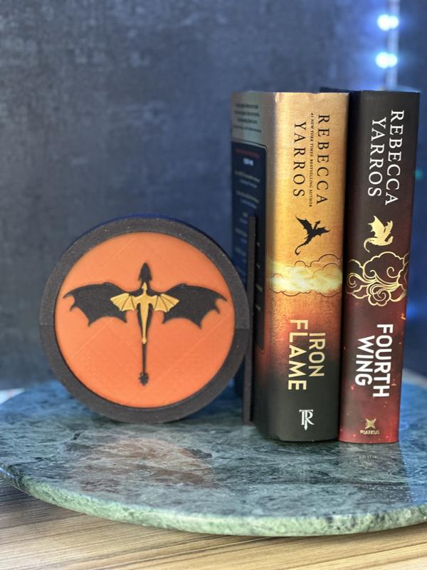 Fourth Wing Bookend - Perfect for Book Lovers 3