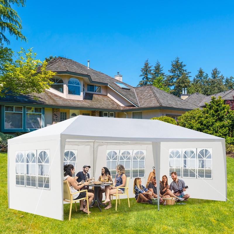 10' x 20' Outdoor Party Tent with Removable Sidewalls & Windows – Waterproof Canopy for Weddings, Parties, and Outdoor Events 4