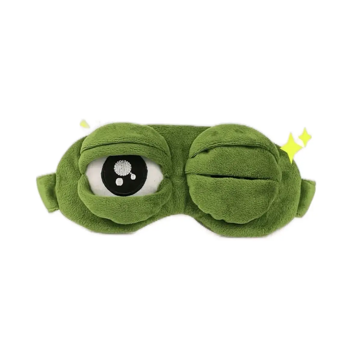 Cute Frog Sleep Eye Cover - Soft and Comfortable Eye Mask for Sleeping, Resting, and Traveling - Perfect Gift for Anime Fans and Anyone Who Loves Cute Accessories (Green)