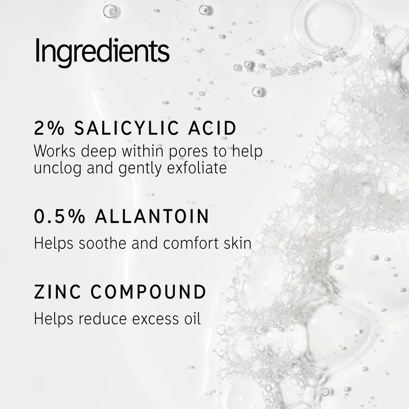 The INKEY List Salicylic Acid Cleanser 150ml - Facial Cleanser for Acne-prone Skin - Skincare Daily Spf 5