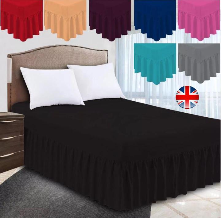 Product Introduction of Luxury Hotel Quality Egyptian Extra Deep Valance Fitted Sheets - 100% Poly Cotton for Single, Double, King, and Super King Sizes, Available in Multiple Colors and All Sizes Available ,High-Quality Valance Bed Sheet single soft bedding sets deep fitted 1