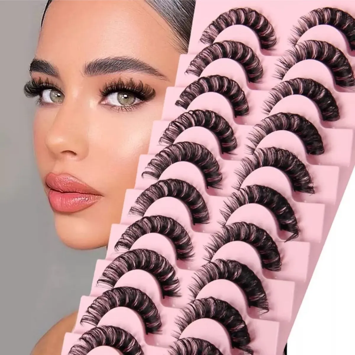 Pair of 10 D curl Mink Eyelashes