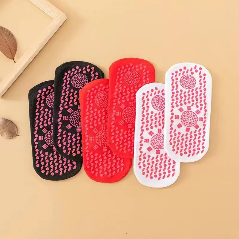 Self Heating Socks Health Massage Socks Self Heating Middle Tube Thickened Warm Foot Socks Hot Moxibustion Cold Proof Socks 2