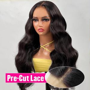 Wear and Go Glueless Wig Human Hair Pre Plucked Pre Cut 6x4 5x5 Glueless Wigs for Women 9x6 No Glue Lace Closure Wig Body Wave Lace Front Wigs Human Hair Ready to Wear Glueless Wig