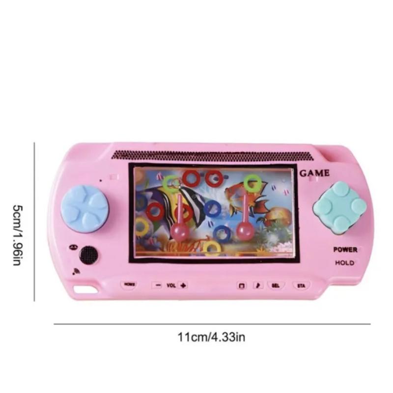 MQ Ability Machine Toy Game Hand-held Children's Game Machine Water Ring Throwing Gift Set Girls Boys Multicoloured 1