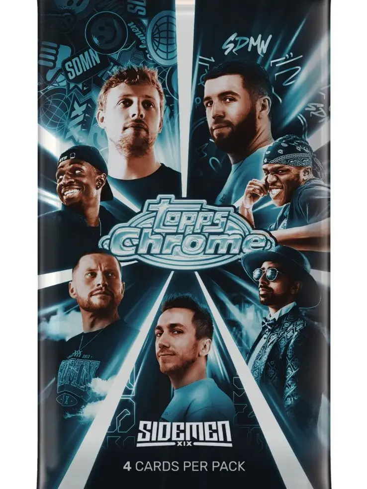 1x Pack - Topps Chrome Sidemen Hobby - Ripped & Shipped