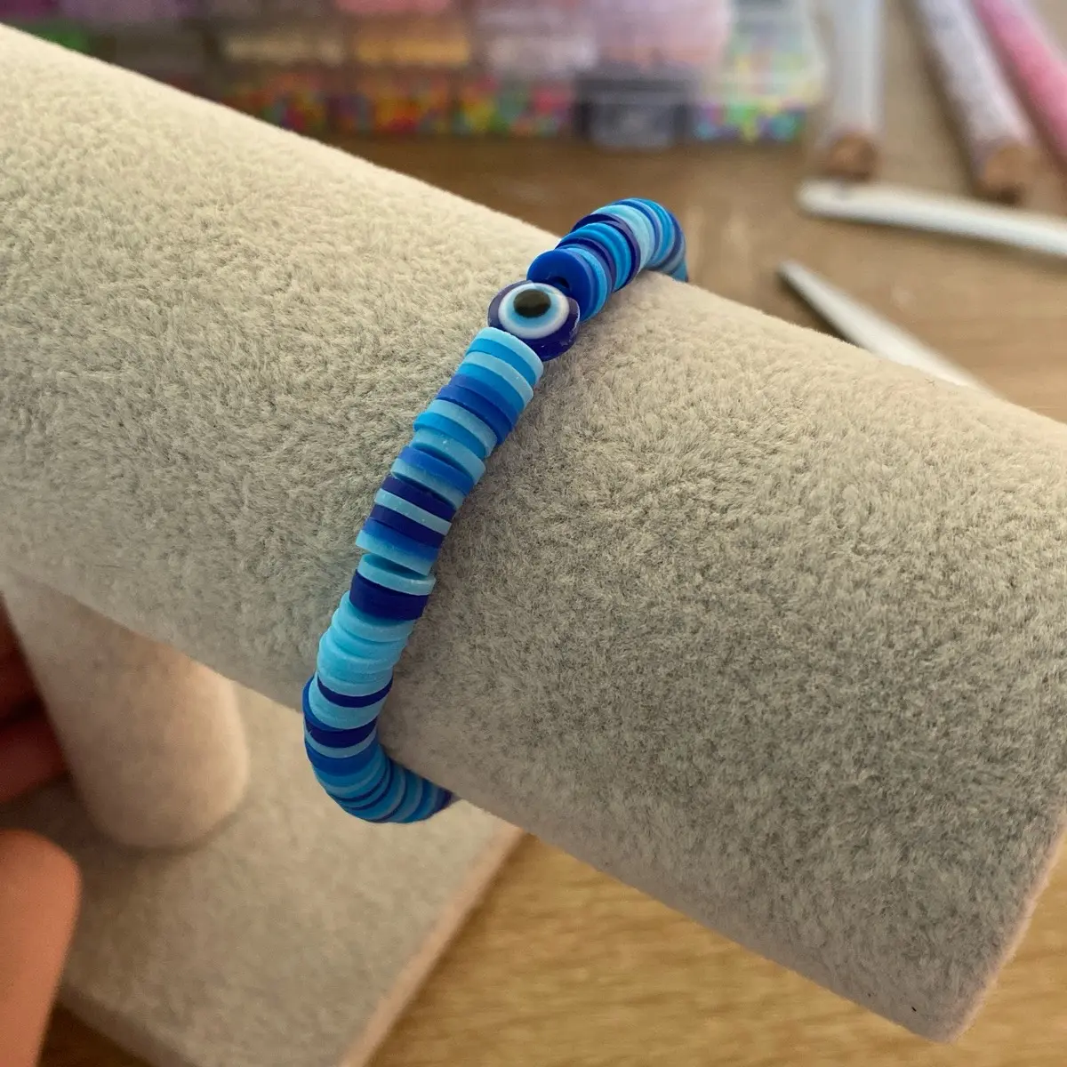 Blue bracelet