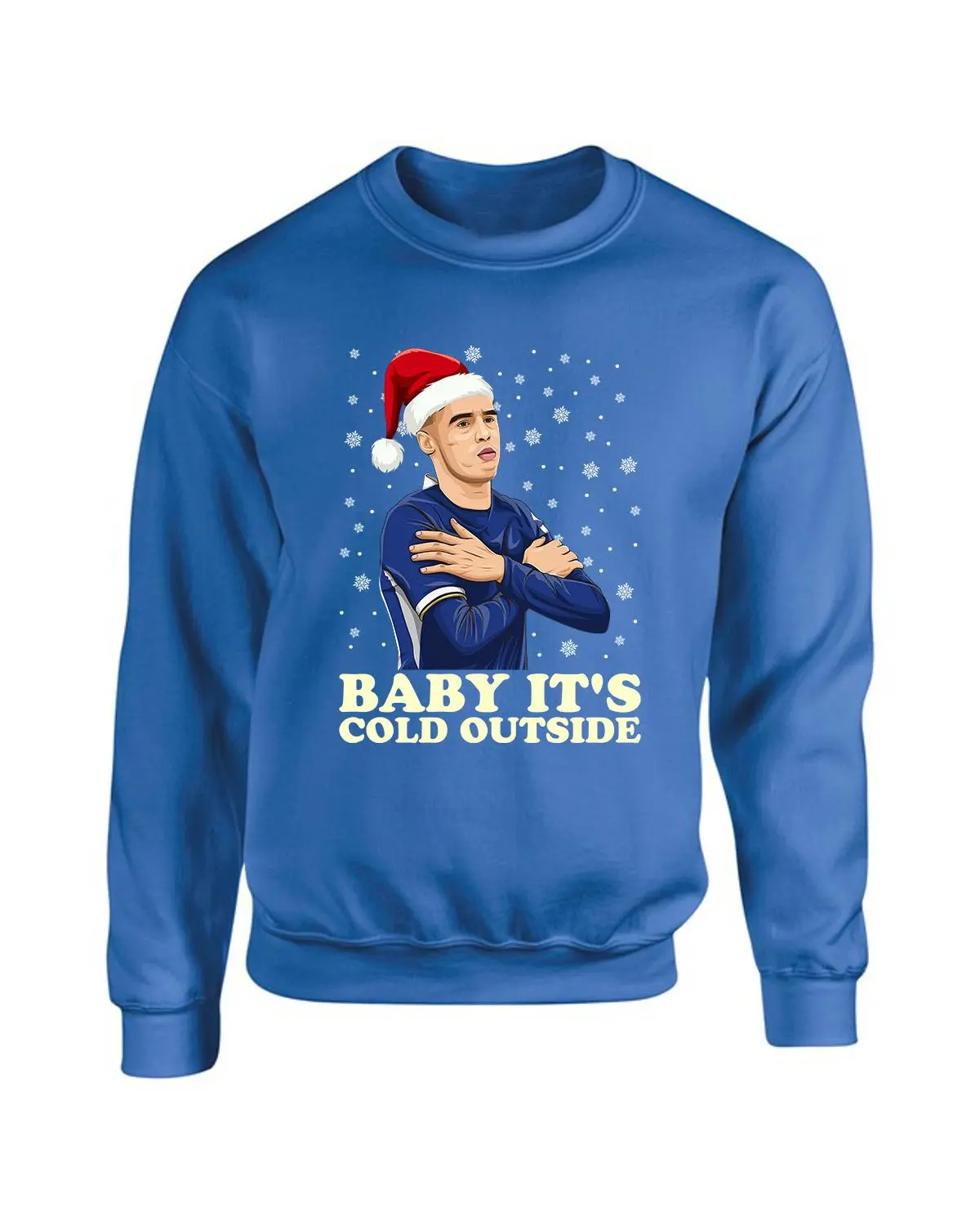 Baby Its Cold Outside Christmas Jumper, Cold Palmer Xmas Sweatshirt, Funny Cold Palmer Celebration Printed Jumper, Xmas Gifts for The Blues, Adult Unisex Top