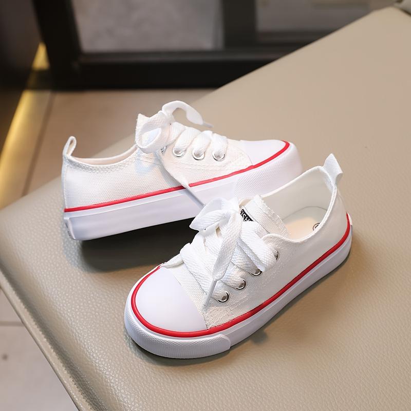 Girls Canvas Sneakers - Ultra-Lightweight & Super Comfortable - Anti-Slip Walking Shoes for Spring & Summer Adventures - Ideal for Outdoor Play 8