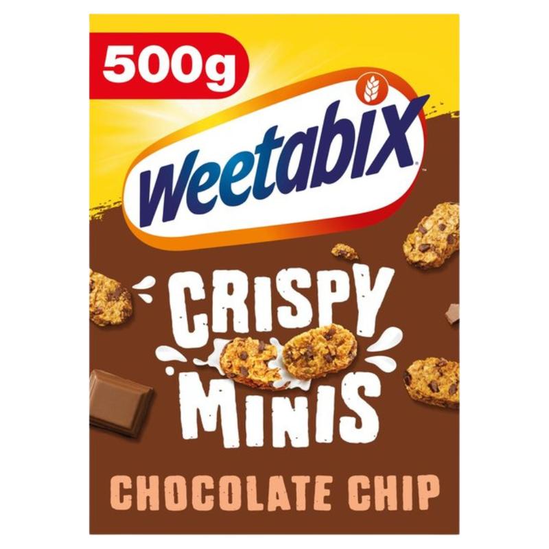 Weetabix Crispy Minis Chocolate Chip 500g - 2 Pack | Suitable For Vegetarians. 2