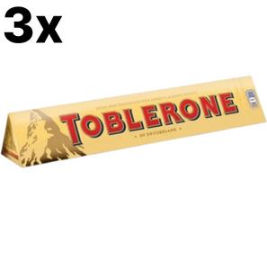 3 x 360g Toblerone Triple Pack - Iconic Swiss Chocolate with Honey & Almond Nougat - BBD: 18/02/2025Snack Dessert Bonbon Sweet Savory