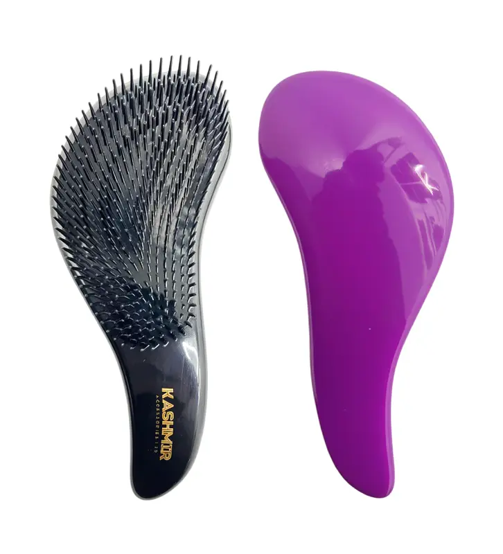 MR Detangling Hair Brush | Small Glide Thru Detangler | No More Tangles | Hair Comb & Brush for Wet & Dry Hair | Pain-Free Scalp Brush for Kids & Adults - 2475 5