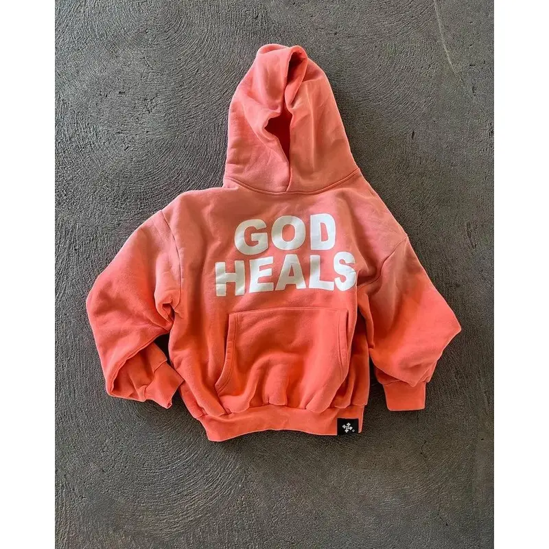 Genzi God Heals Printed Oversize Hoodie 2