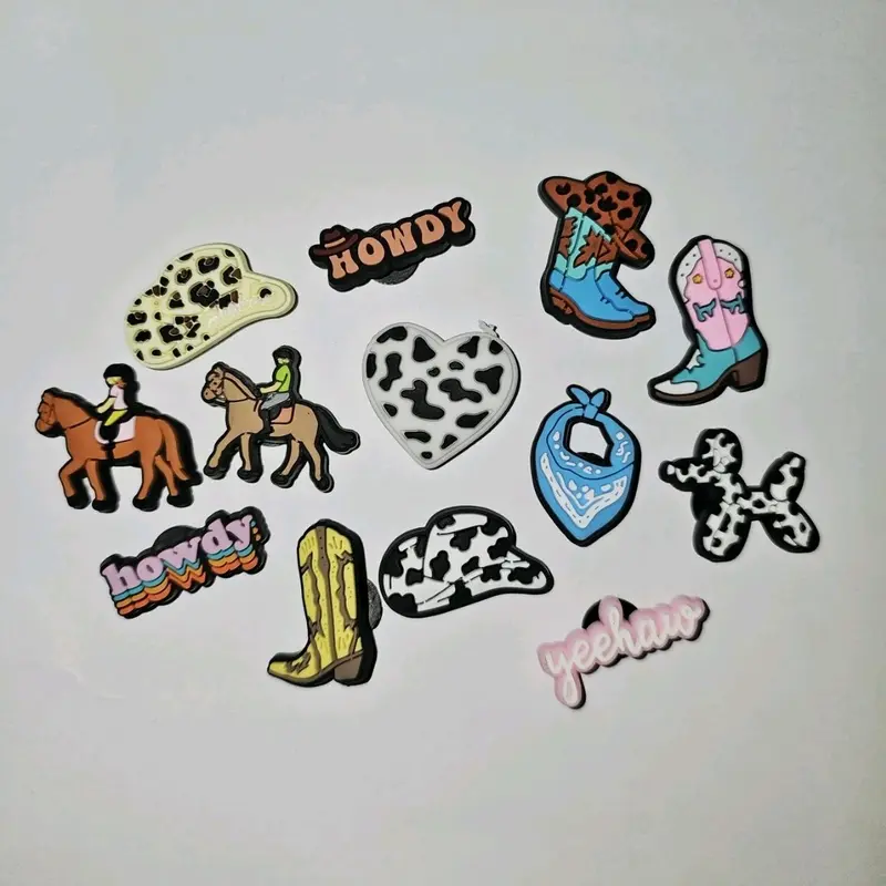 cowboy shoe charms, 0