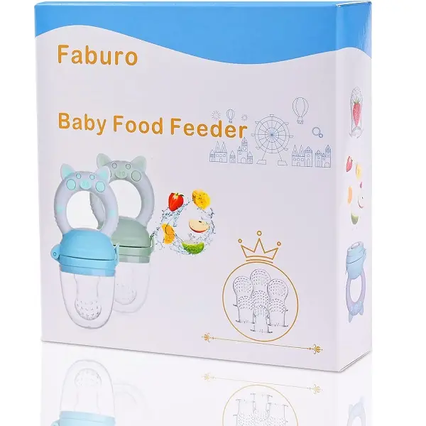 Baby Fruit Feeder Pacifier Set with 7 Silicone Sacs (3 Sizes- S, M, L) 5