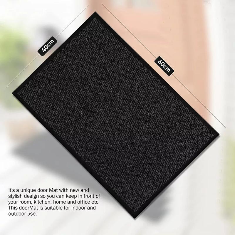 Heavy Duty Rubber Barrier Mat Non Slip Hall Hallway Kitchen Runner Rug Door   safety  mat entryway  mat 4