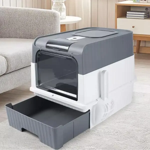 Large Smart Cat Litter Box with Self Cleaning, Drawer and Deodorize Cat Potty Tray by Brand Name 1