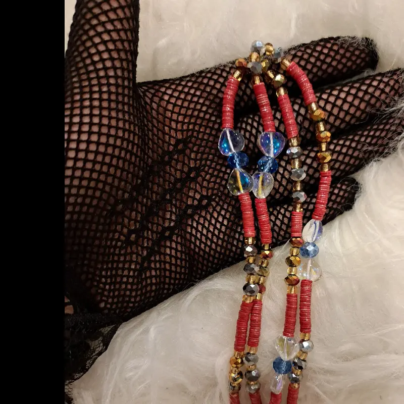 African Waistbead 40 inches Non-elastic 2
